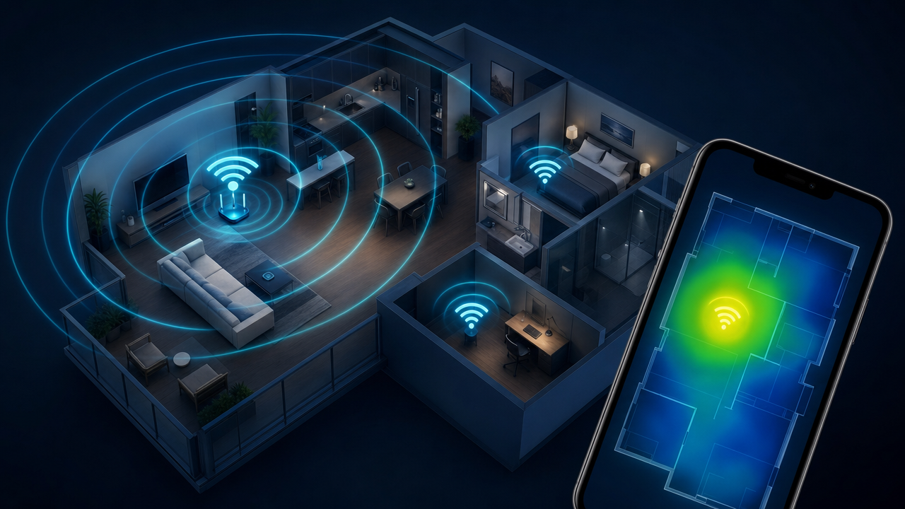 Wi-Fi AR візуалізатор NetLens